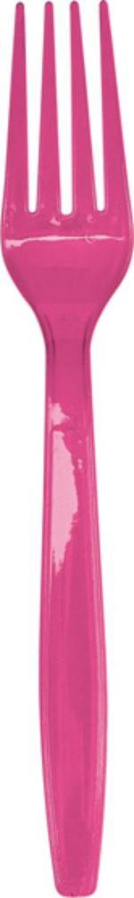Cutlery Packs - BBQ Hot Pink Line - 20PK (Duni)