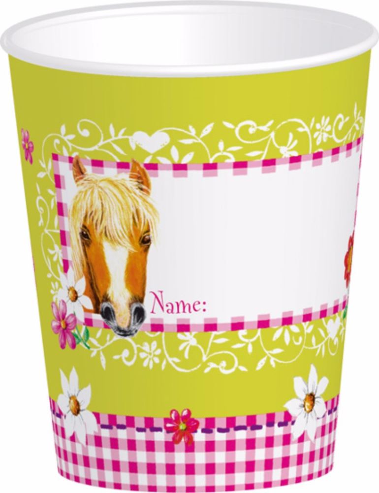 Cups Paper 20cl Pretty Horse - 10PK (Duni)