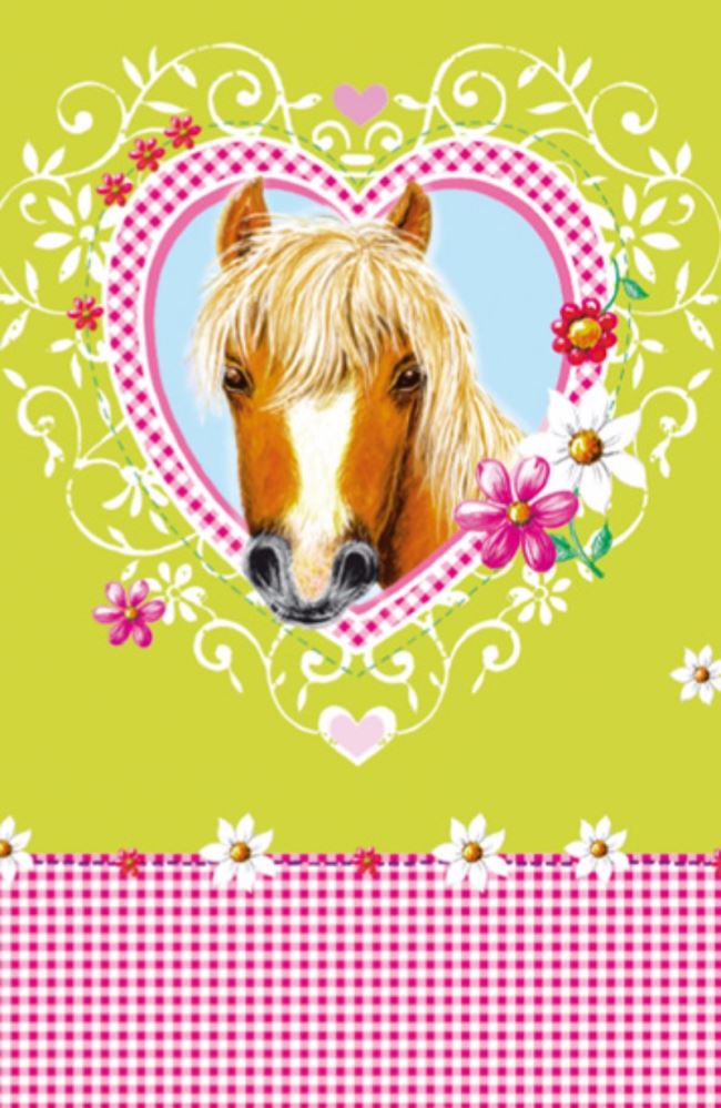 Tablecover SRP Plastic 118 X 180 Pretty Horse (Duni)