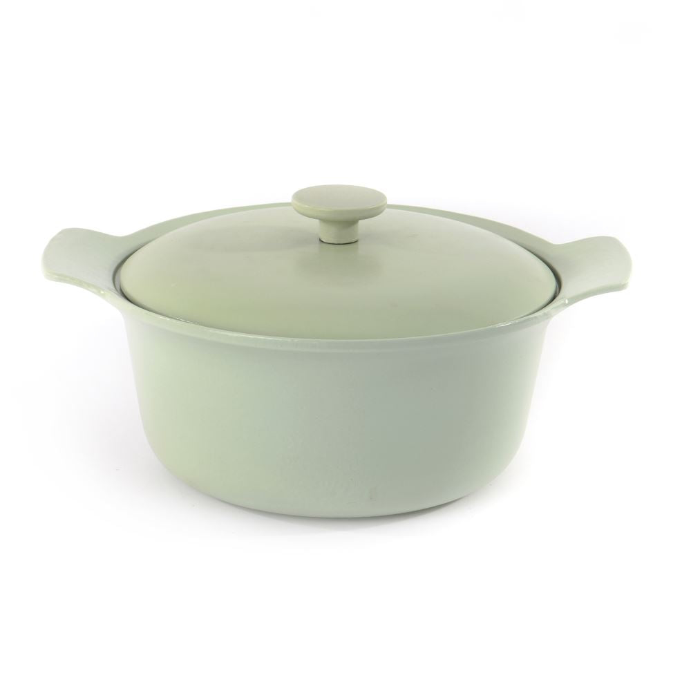 Berghoff Cast Iron Covered Stockpot Green