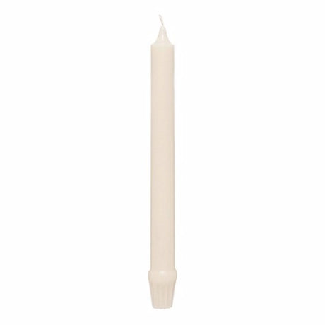 Prices Sherwood Candle White set of 10, classic 25 x 2.2 cm, pure white, 9-hour burn time, perfect for dining and events.