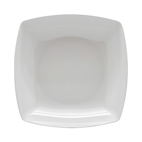 Jab Square Shallow Bowl in white, 23x23cm, melamine, elegant design, durable for indoor and outdoor use