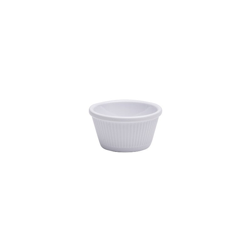 Jab White Ribbed Ramekin 45ml