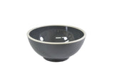 Bowl - Jab Vintage Grey/White Rim Enamel Look 15cm