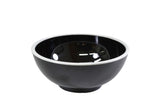 Bowl - Jab Vintage Black/White Rim Enamel Look 15cm - Set of 6