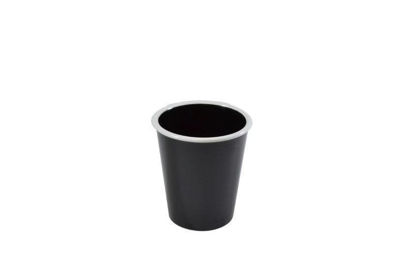 Tumbler - Jab Vintage Black/White Rim Enamel Look 300ml - Set of 6