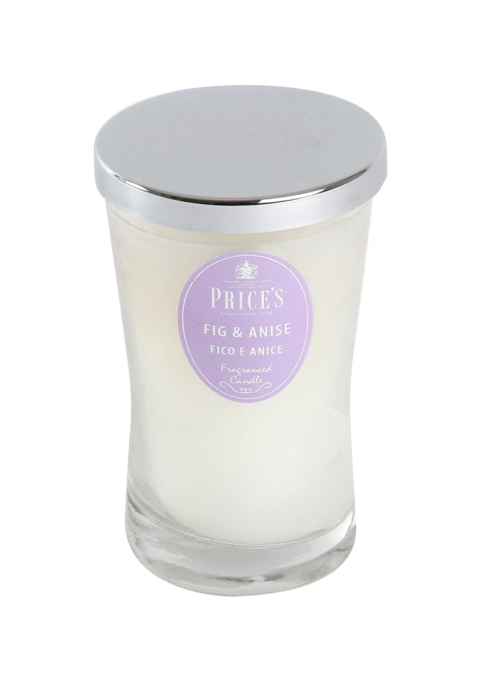 Large jar candle featuring sweet fig and warm anise notes, designed for long-lasting ambiance and relaxation.