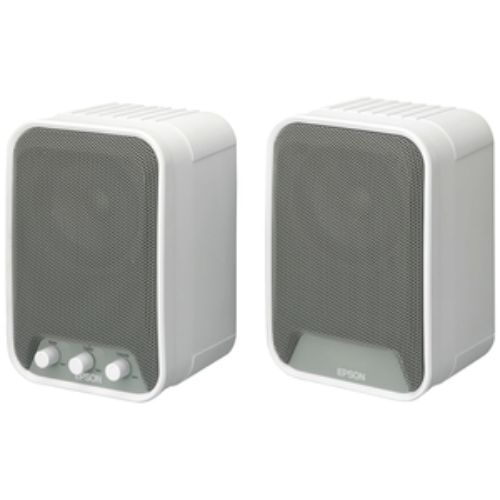 Epson ELP-SP02 2.0 Speaker System - 30W RMS Active Speakers for Classroom & Presentations