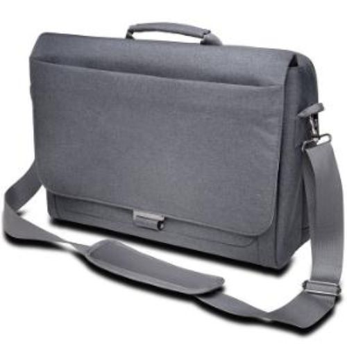 Kensington 62623 Messenger Bag for 14.4" Laptops - Cool Grey - Lightweight & Durable Case