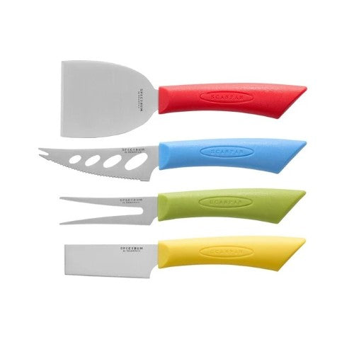 Cheese Knife Set Coloured Scanpan Spectrum 4 Piece