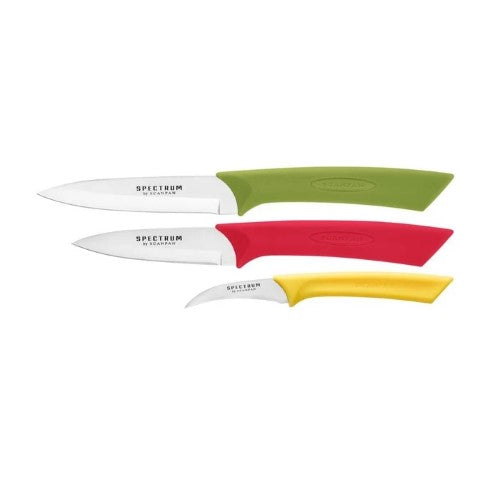Kitchen Prep Knife Set Coloured Scanpan Spectrum 3 Piece