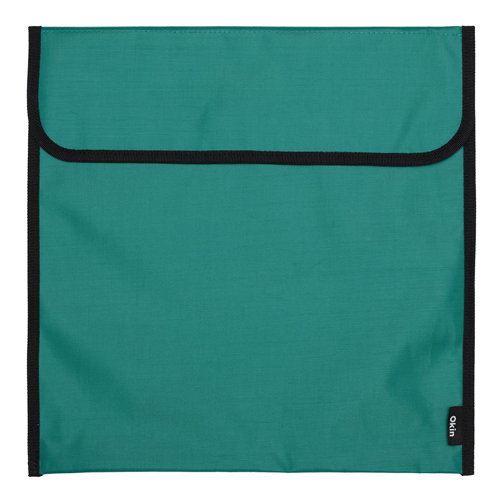 Dark Green Supply Co Homework Bag, 36x33cm, durable nylon, secure flap, perfect for school essentials.