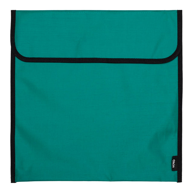Dark Green Supply Co Homework Bag, 36x33cm, durable nylon, secure flap, perfect for school essentials.