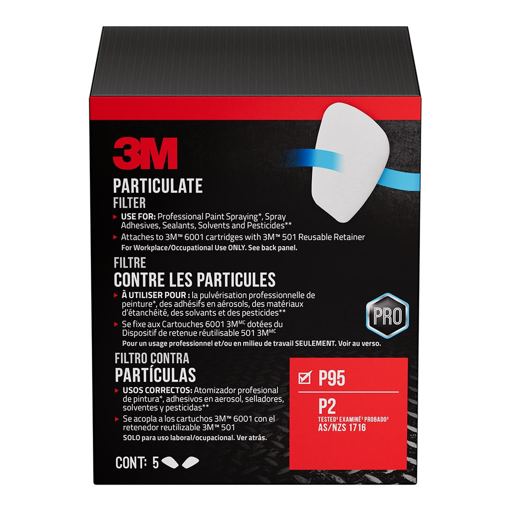 3M Performance Particulate Filter 5P71P10-C, Pack of 10