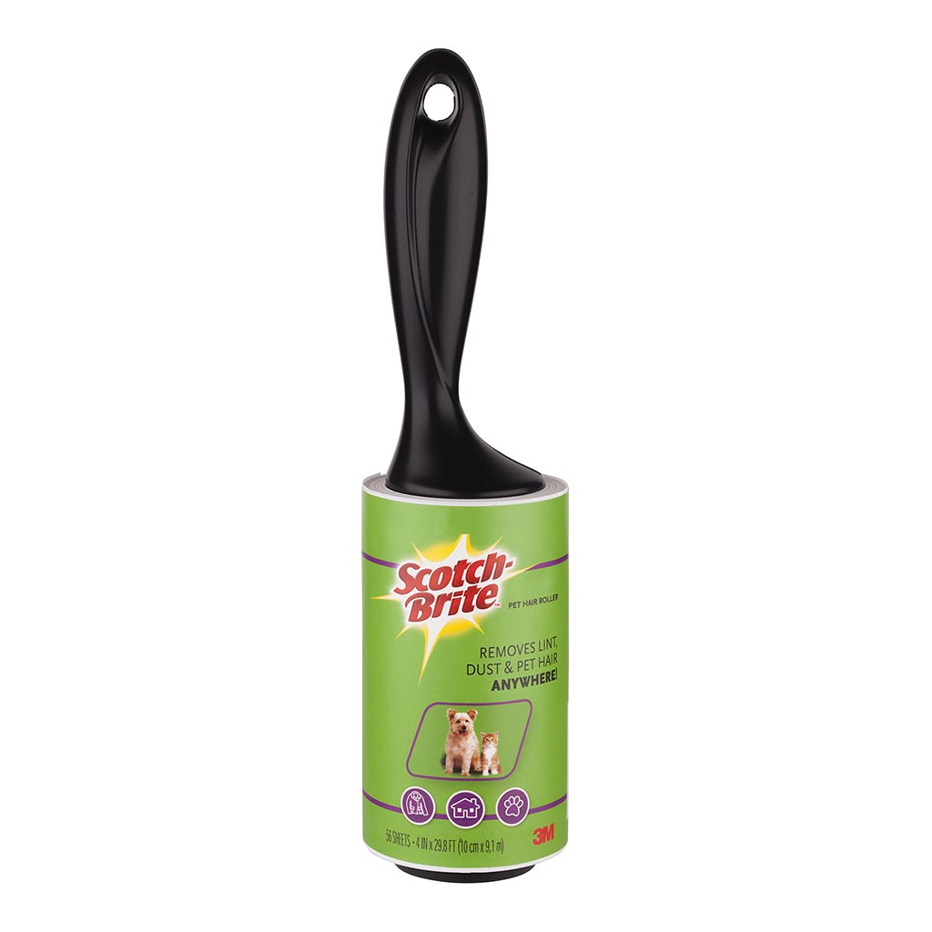Scotch-Brite Pet Lint Roller 837R 56 Sheet