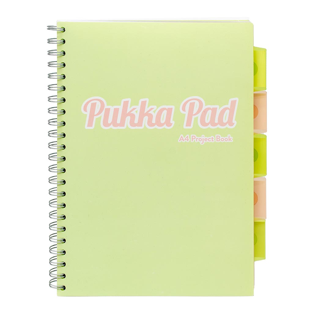 Pukka Pastel Project Book A4 Green