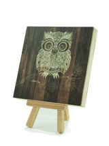 Art Block Plywood : Dark Wood - Morepork