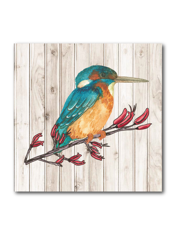 Art Block Plywood : Light Wood - Kingfisher