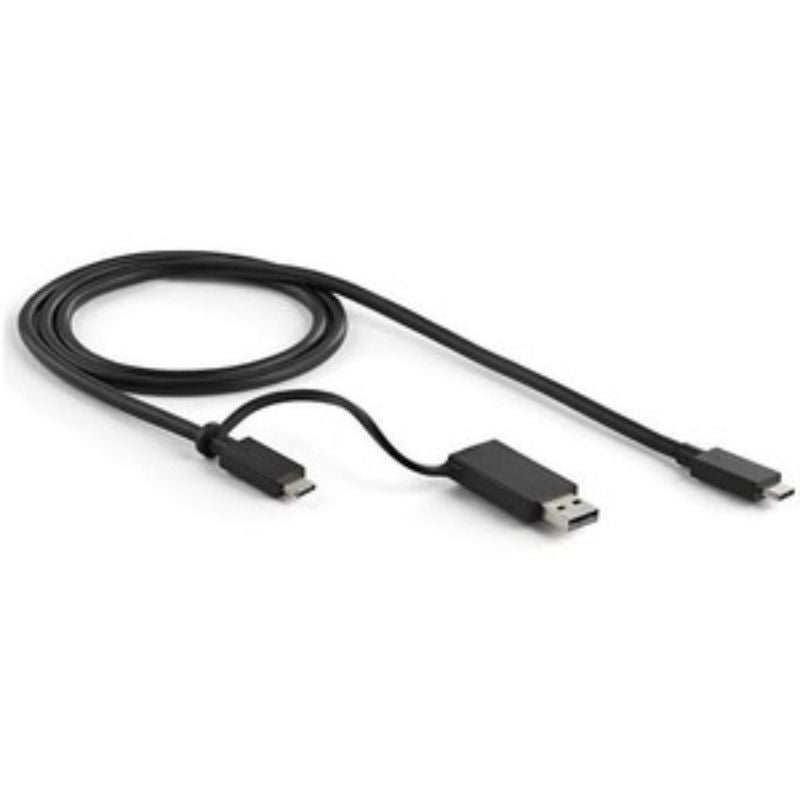 Hybrid USB-C & USB-A Laptop Docking Station - Dual 4K Monitor Support & 100W Power Delivery