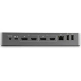 Hybrid USB-C & USB-A Laptop Docking Station - Dual 4K Monitor Support & 100W Power Delivery