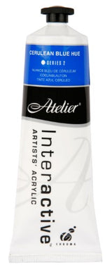 Acrylic Paint - Atelier 80ml Cerulean Blue Hue