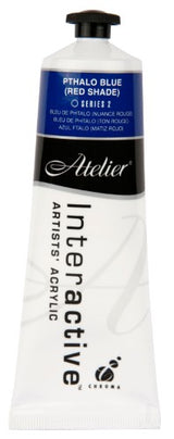 Acrylic Paint - Atelier 80ml Pthalo Blue (Red Shade)