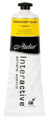 Acrylic Paint - Atelier 80ml Transparent Yellow