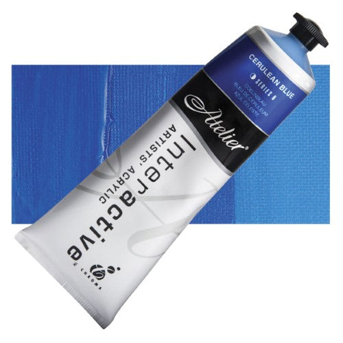 Acrylic Paint - Atelier 80ml Cerulean Blue