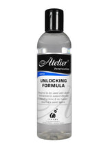 Atelier Unlocking Medium 250ml enhances acrylics, allowing reworking and blending for vibrant, precise artwork.