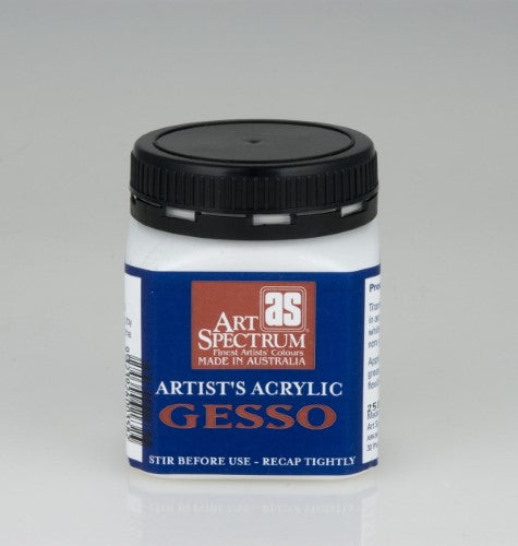 Artist Primer - As Artists Gesso 250ml: versatile, fast-drying gesso for a flexible, absorbent surface ideal for all art projects.