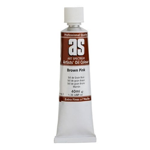 Artist Oil Paint - As Oil 40ml S3 Brown Pink