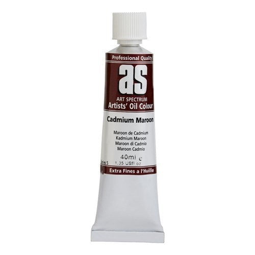 Artist Oil Paint - As Oil 40ml S5 Cad Maroon