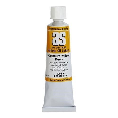 Artist Oil Paint - As Oil 40ml S4 Cad Yellow Deep