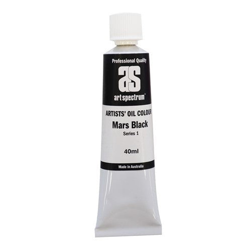 Art Spectrum Artist Oil Colour - 40ML S1 MARS BLACK