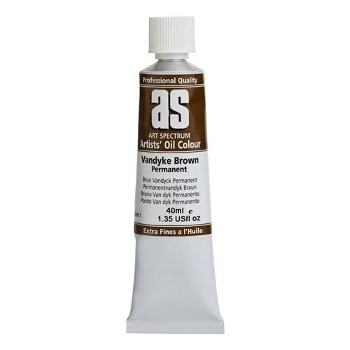 Artist Oil Paint - As Oil 40ml S1 Perm Van Dyke