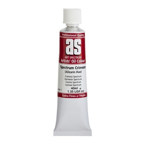 Artist Oil Paint - As Oil 40ml S1 Spec Crimson