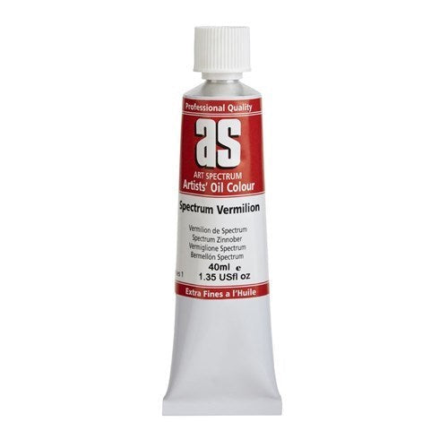 Artist Oil Paint - As Oil 40ml S1 Spec Vermillion