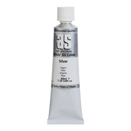 Artist Oil Paint - As Oil 40ml S3 Silver