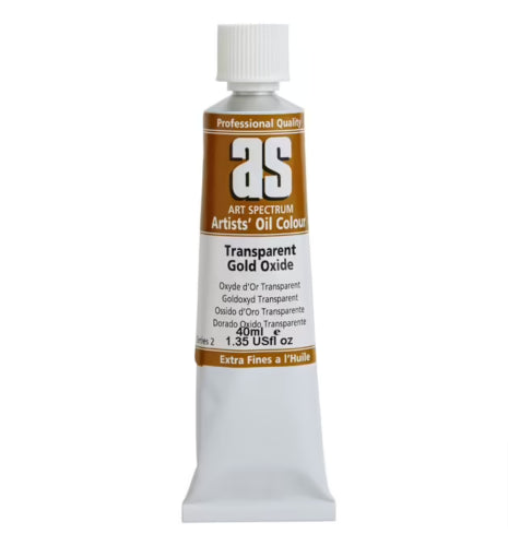 Artist Oil Paint - As Oil 40ml S2 Transparent Gold Ox