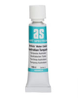 Turquoise watercolour paint in a 10 mL tube, rich in lightfast pigments for vibrant and long-lasting art.