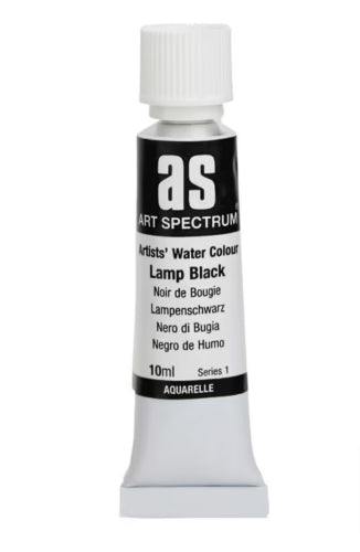 Watercolour Paint - As W/Col 10ml S1 Lamp Black