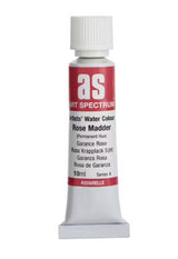 Vibrant 10ml tube of Rose Madder watercolour paint, perfect for artists seeking brilliant, long-lasting color.