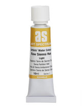 Art Spectrum Watercolour Paint, 10ml tube in Raw Sienna Hue Light, perfect for vibrant, long-lasting artwork.