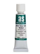 10 mL tube of Art Spectrum Watercolour Paint in Viridian, ideal for vibrant, long-lasting artwork and seamless mixing.