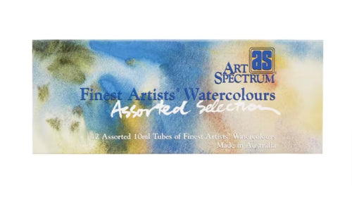 Watercolour Paint - As W/Col Set Of 12 X10ml Assorted