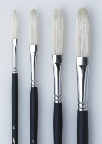 Artist Brush - As Hog Bristle Long Filbert 4