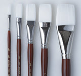 Artist Brush - As White Taklon Flat 1/4 Inch
