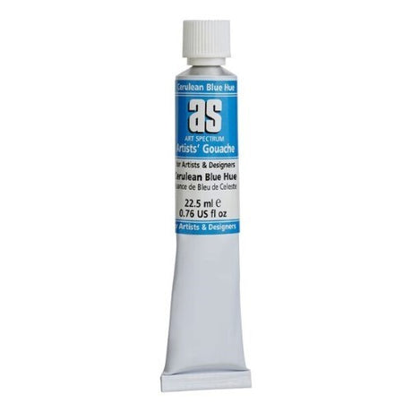 Art Spectrum As Gouache 22.5ml in Cerulean Blue, vibrant water-based paint for professional artistic results.