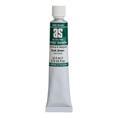 Art Spectrum As Gouache 22 5ml Dark Green: premium water-based paint offering rich pigmentation, smooth application, and versatility.