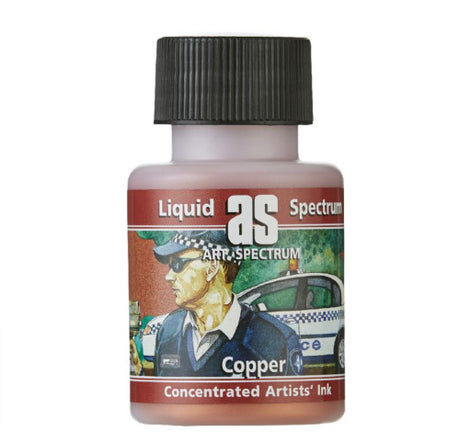 Vibrant 50ml copper ink for artists, non-toxic and water-resistant for lasting brilliance in creative projects.